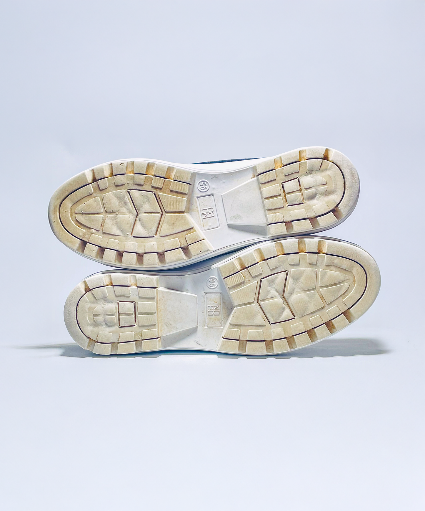 NOBO Black Canvas Lug Sole Sneakers