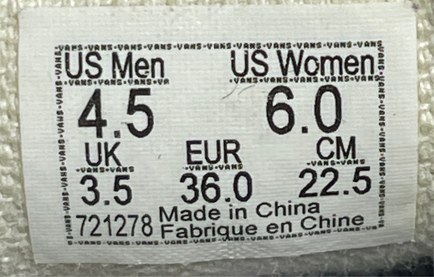 Vans Slip-on Rose Embroidery Checker