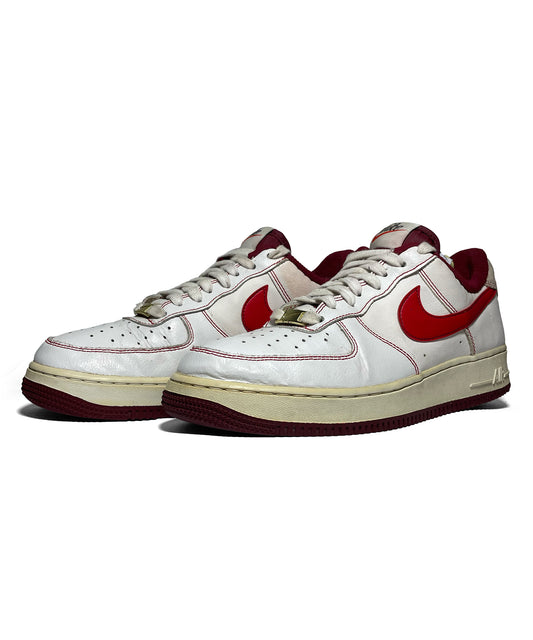 Nike Air Force 1 LOW '07 First Use White Team Red 50th Anniversary