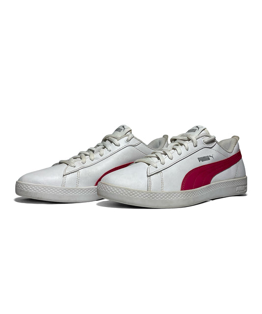 Puma Women Smash White Bright Rose