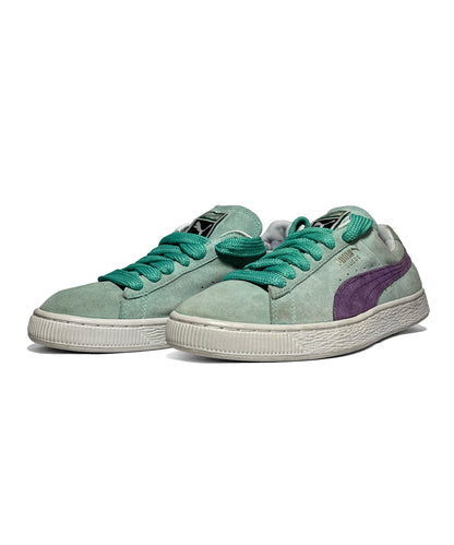 Puma Suede Classic Mint Green & Purple Colorway
