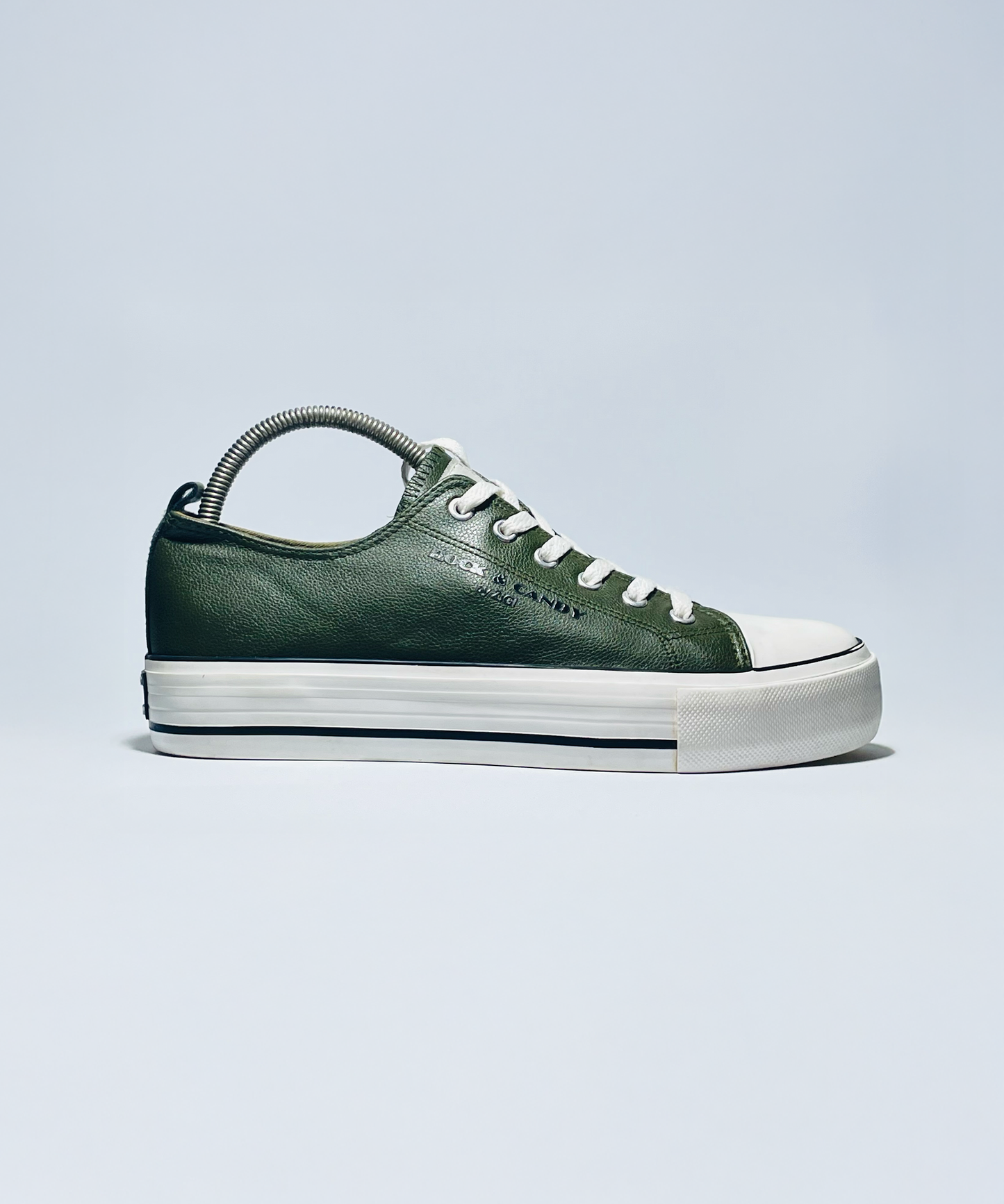 Green & White Rock & Candy Tennis Shoes