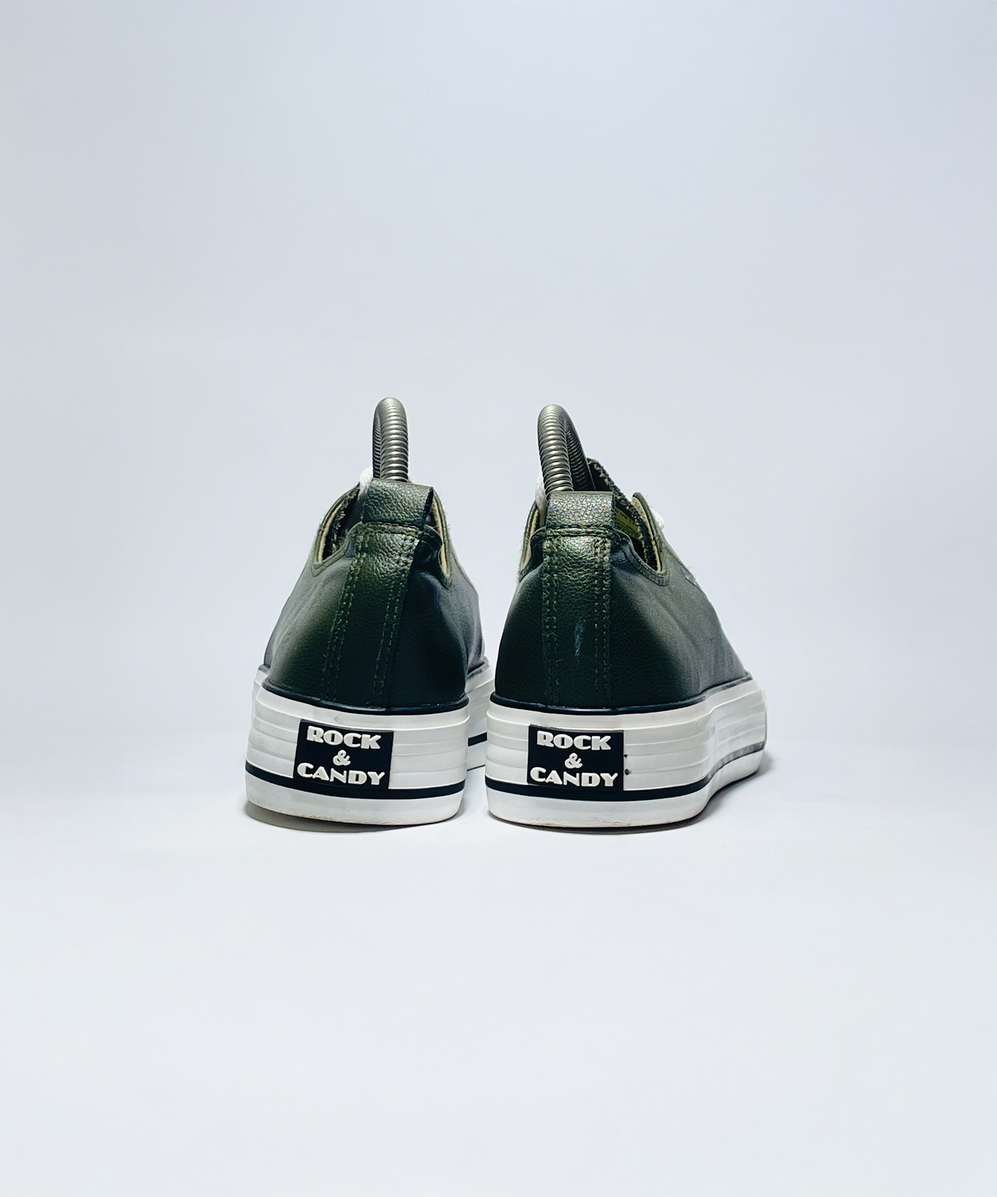 Green & White Rock & Candy Tennis Shoes