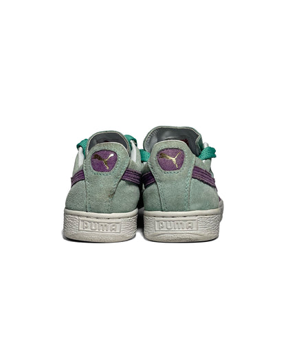 Puma Suede Classic Mint Green & Purple Colorway