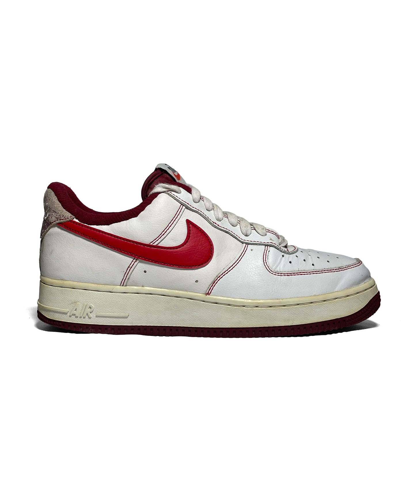 Nike Air Force 1 LOW '07 First Use White Team Red 50th Anniversary