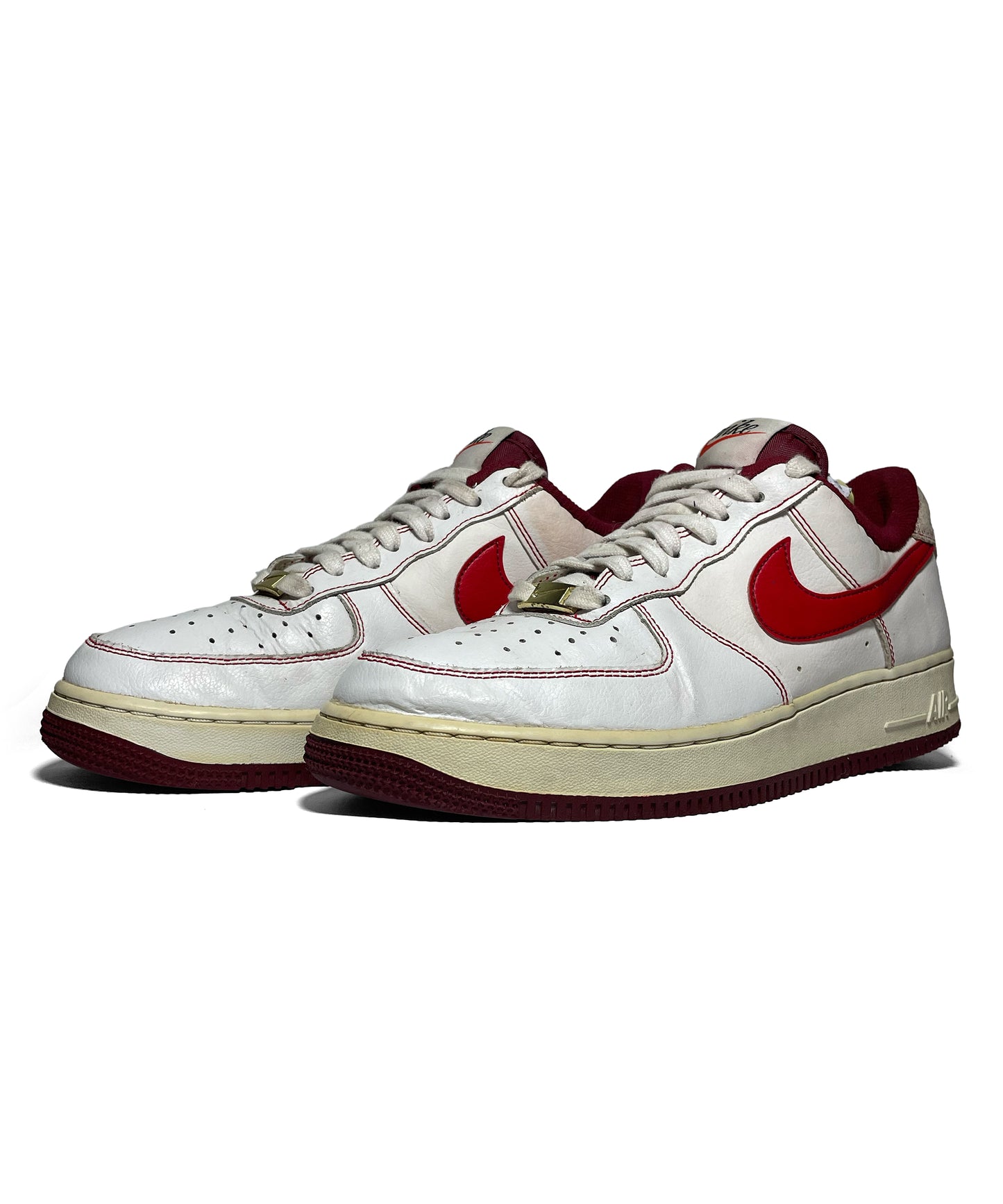 Nike Air Force 1 LOW '07 First Use White Team Red 50th Anniversary