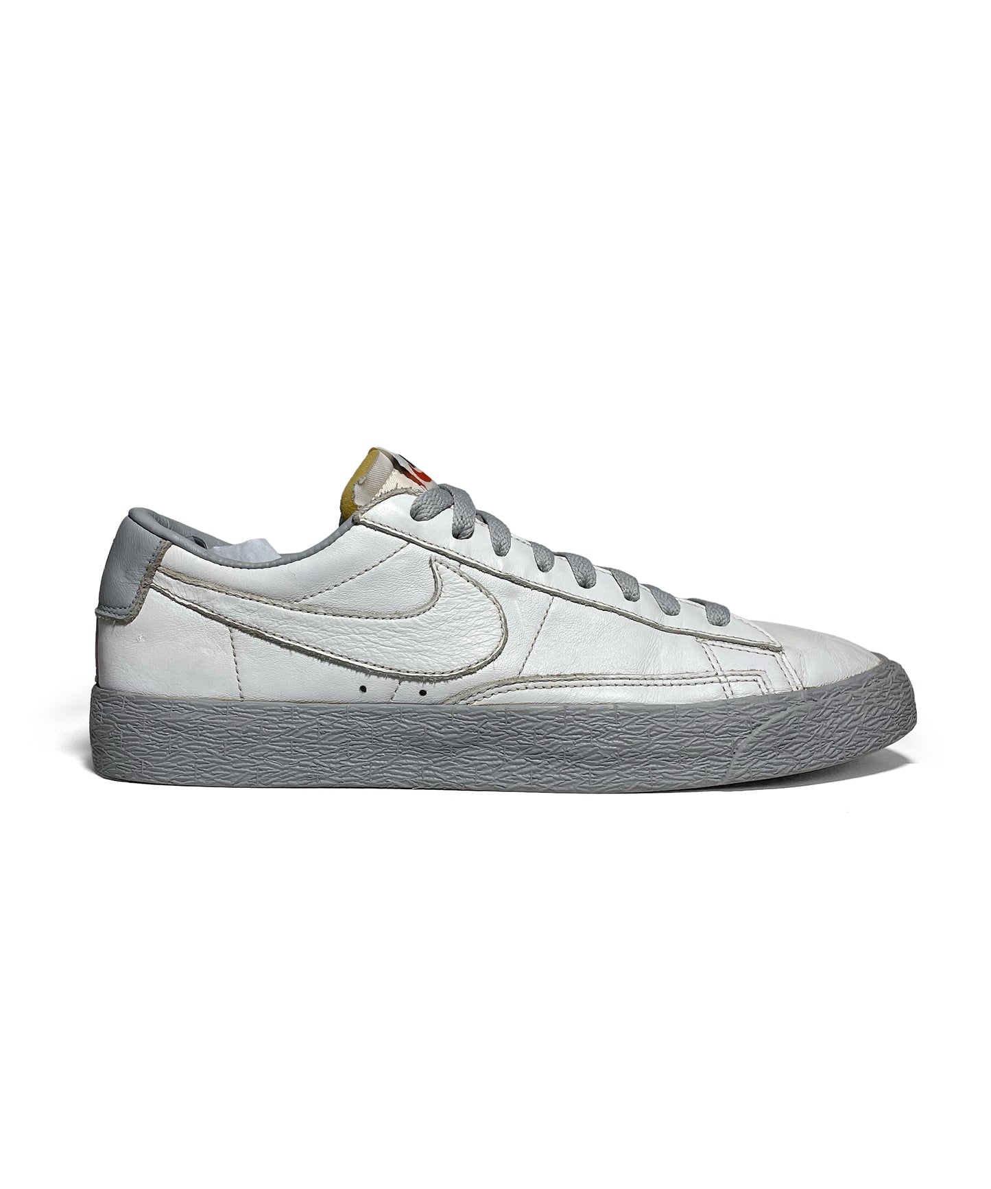 Nike Blazer LOW '77 White Gray Lime Green Sole