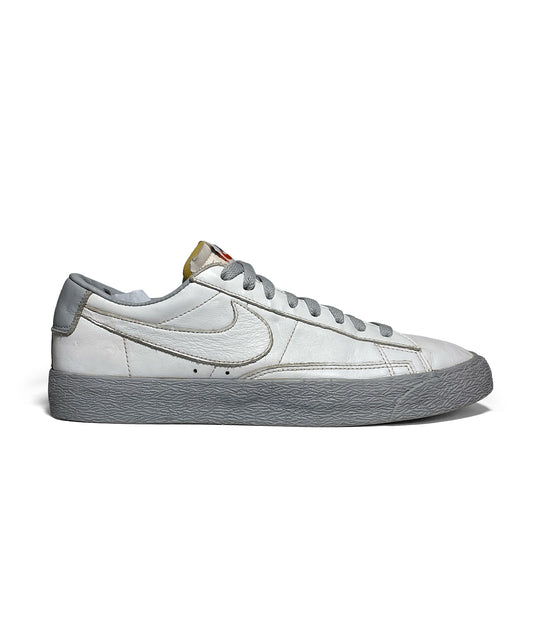 Nike Blazer LOW '77 White Gray Lime Green Sole